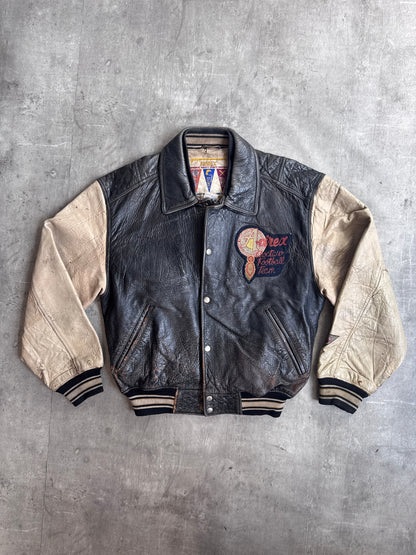 Avirex Choctaw Football Team Leather Varsity Jacket
