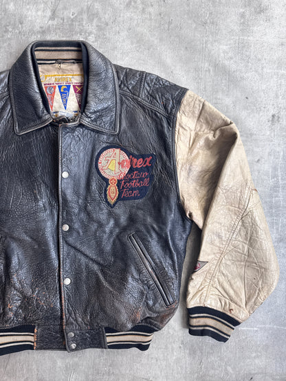 Avirex Choctaw Football Team Leather Varsity Jacket