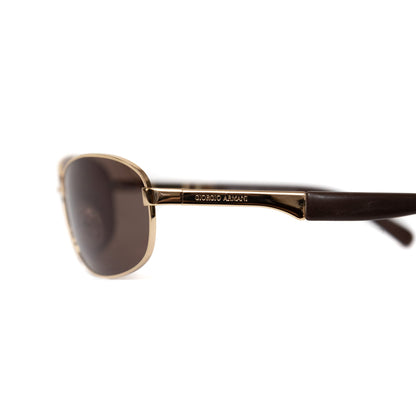 Giorgio Armani Gold Rimmed Sunglasses