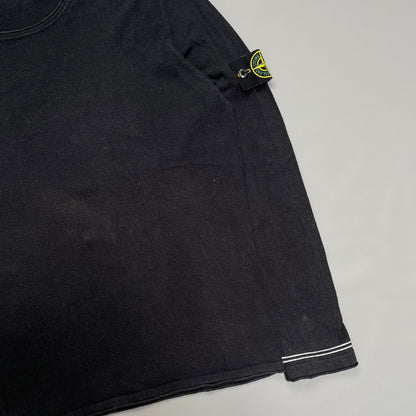 Stone Island Lightweight Navy Knit Jumper | Large, Navy