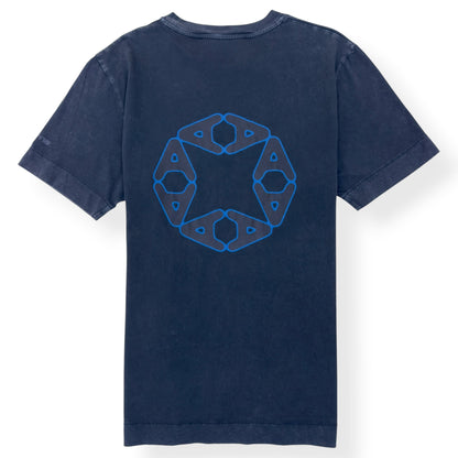 1017 ALYX 9SM GRAPHIC PRINT T-SHIRT NAVY L | Large, Navy
