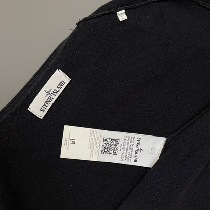 Stone Island Lightweight Navy Knit Jumper | Large, Navy