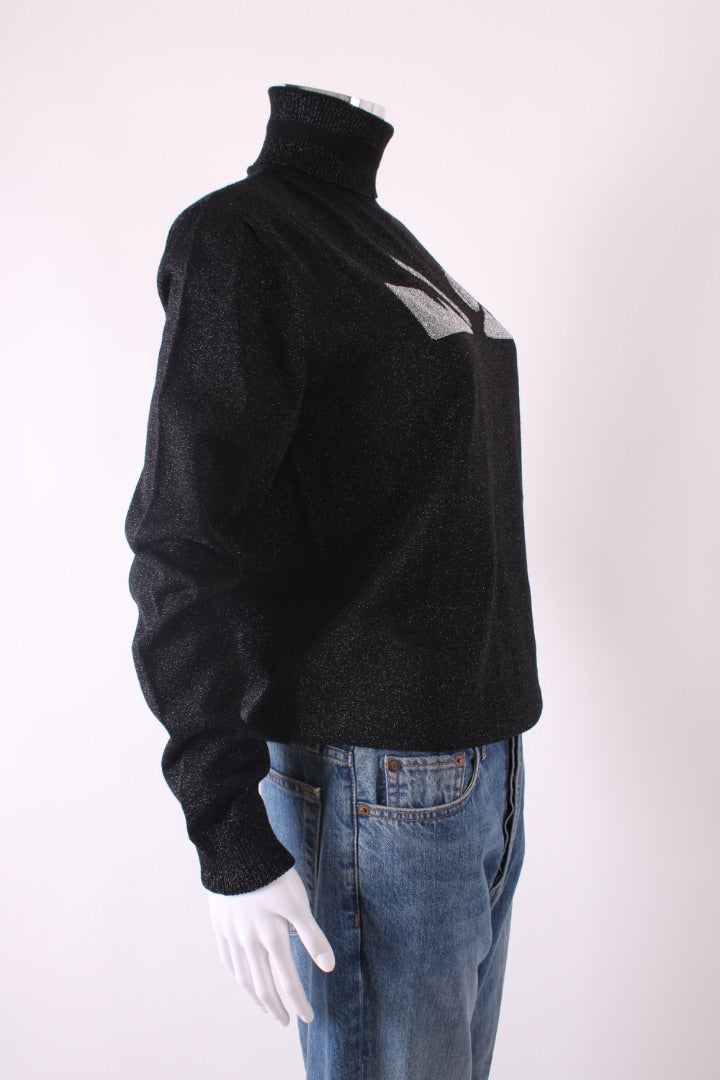 Fendi Lurex Monster Jumper Black/ Silver 12 | Default Title, Black