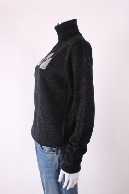 Fendi Lurex Monster Jumper Black/ Silver 12 | Default Title, Black