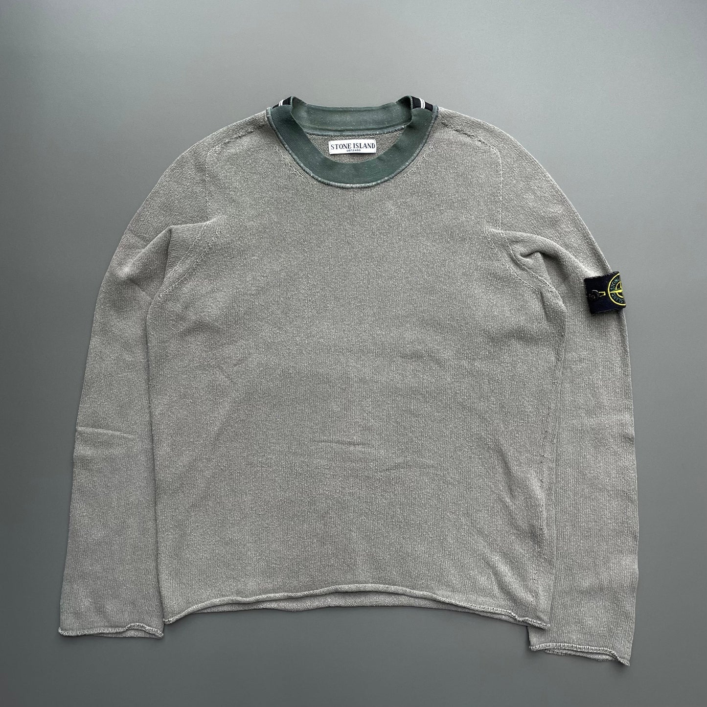 Stone Island Khaki SS07 Lightweight Knit Jumper | Medium, Khaki
