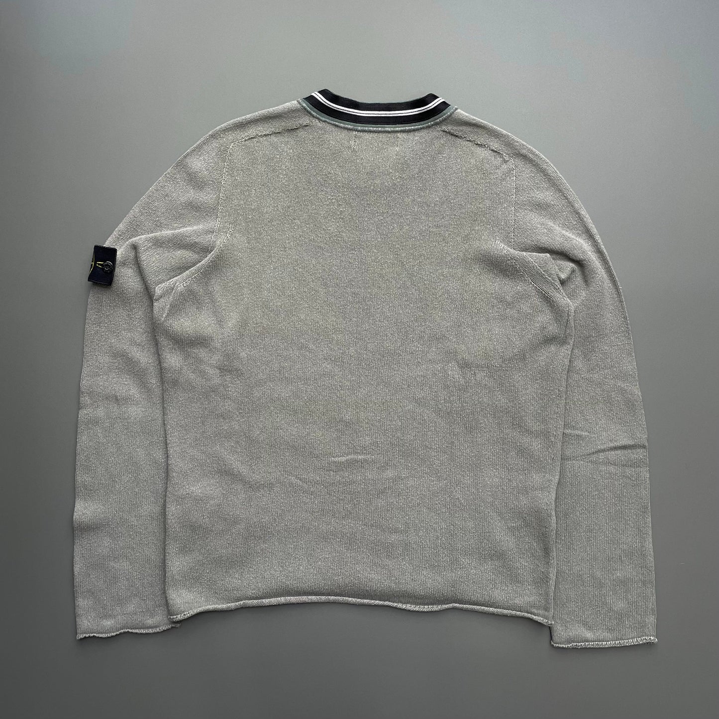 Stone Island Khaki SS07 Lightweight Knit Jumper | Medium, Khaki