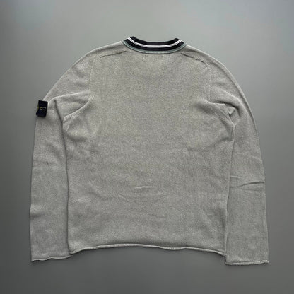 Stone Island Khaki SS07 Lightweight Knit Jumper | Medium, Khaki