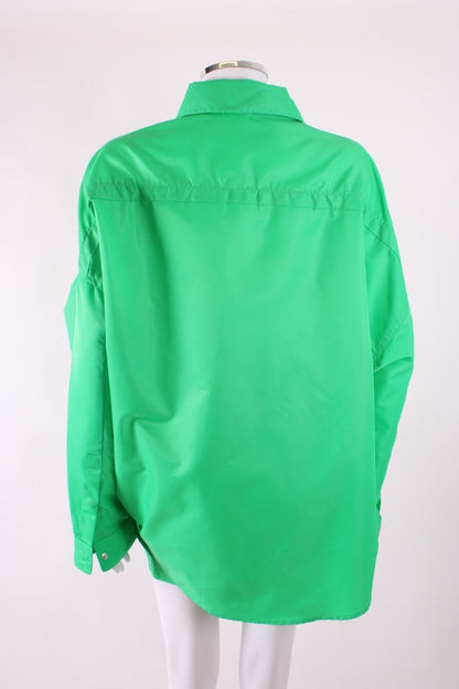 The Frankie Shop L/S Shell Shirt/ Shorts Co-ord Green XS/S | Default Title, Green