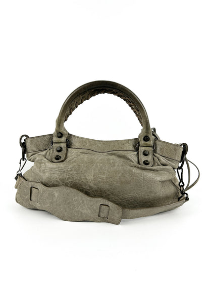 Balenciaga The First Handbag Khaki Green (With Extension Strap) 2000s | O/S, Multicoloured