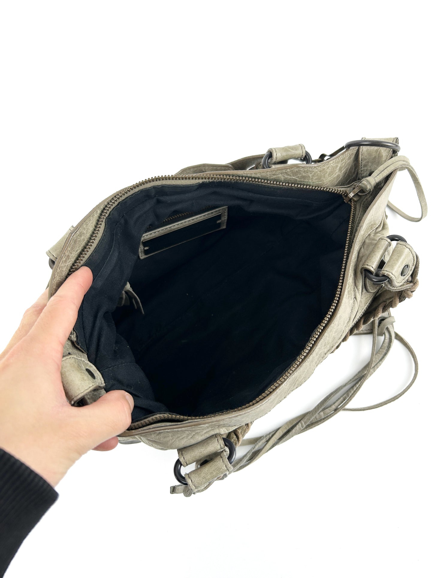 Balenciaga The First Handbag Khaki Green (With Extension Strap) 2000s | O/S, Multicoloured