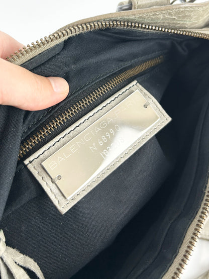 Balenciaga The First Handbag Khaki Green (With Extension Strap) 2000s | O/S, Multicoloured