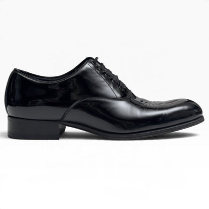 TOM FORD EDGAR PATENT LEATHER OXFORD SHOE BLACK 42 / UK8 | UK 8, Black
