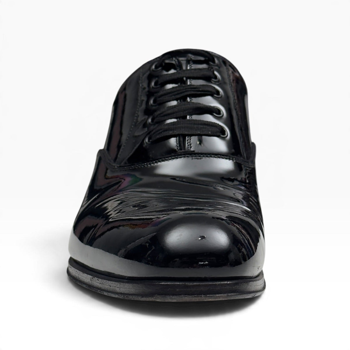 TOM FORD EDGAR PATENT LEATHER OXFORD SHOE BLACK 42 / UK8 | UK 8, Black