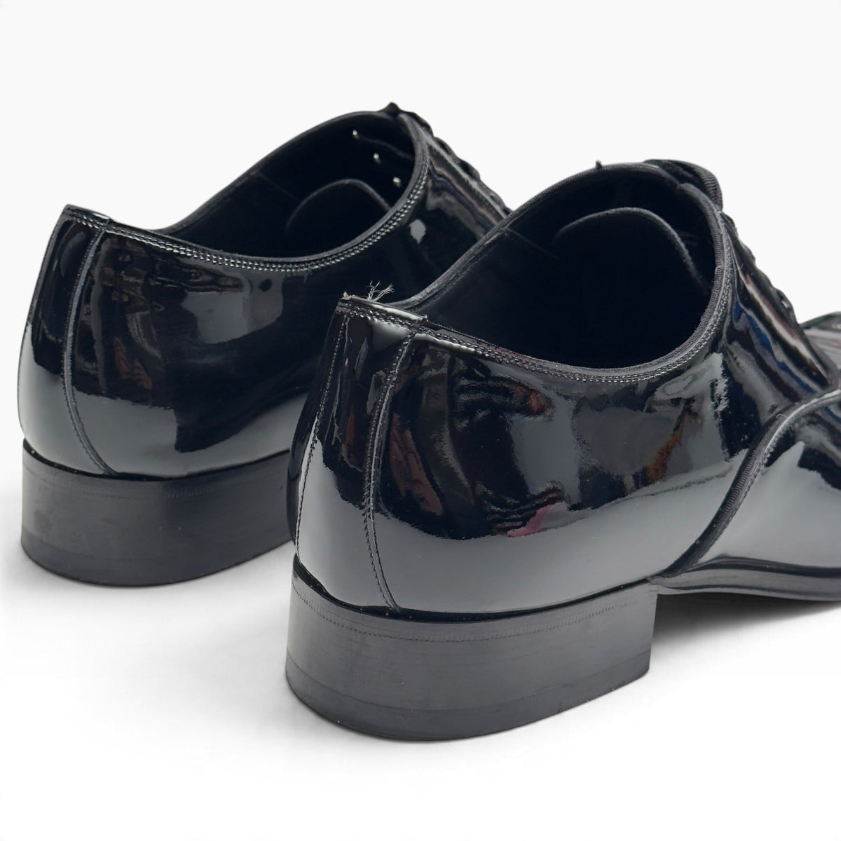 TOM FORD EDGAR PATENT LEATHER OXFORD SHOE BLACK 42 / UK8 | UK 8, Black
