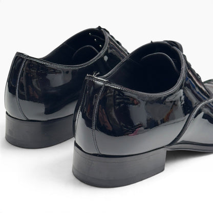 TOM FORD EDGAR PATENT LEATHER OXFORD SHOE BLACK 42 / UK8 | UK 8, Black