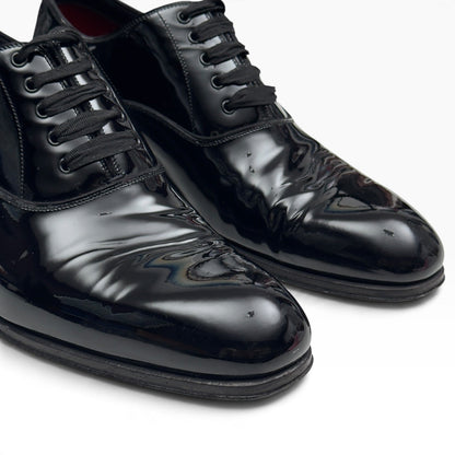 TOM FORD EDGAR PATENT LEATHER OXFORD SHOE BLACK 42 / UK8 | UK 8, Black