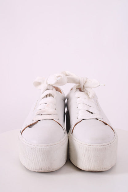 Acne Studios Platform Low Top Trainers White 37 | DEFAULT TITLE, White