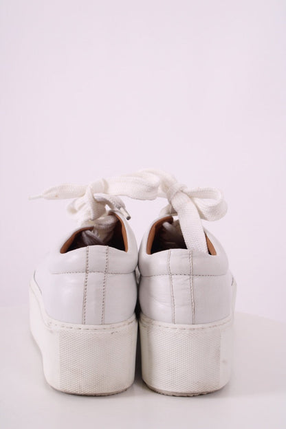 Acne Studios Platform Low Top Trainers White 37 | DEFAULT TITLE, White