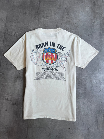 1984 Bruce Springsteen Born In The USA Tour Promo Single Stitch Graphic Tee