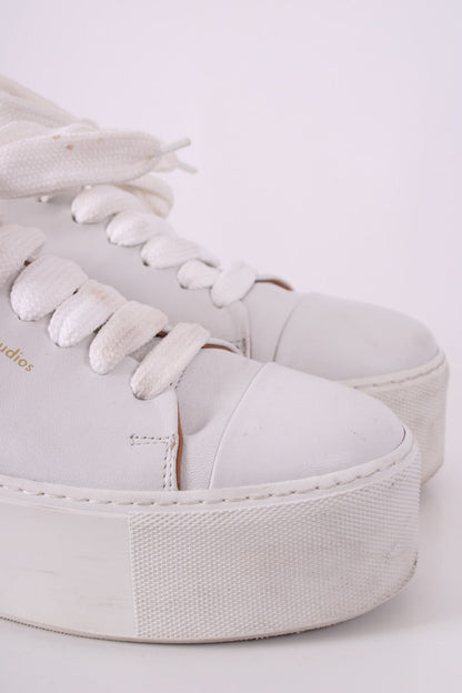 Acne Studios Platform Low Top Trainers White 37 | DEFAULT TITLE, White