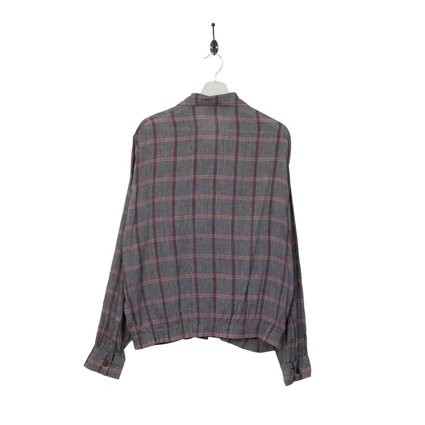 YSL Plaid Button Up Jacket