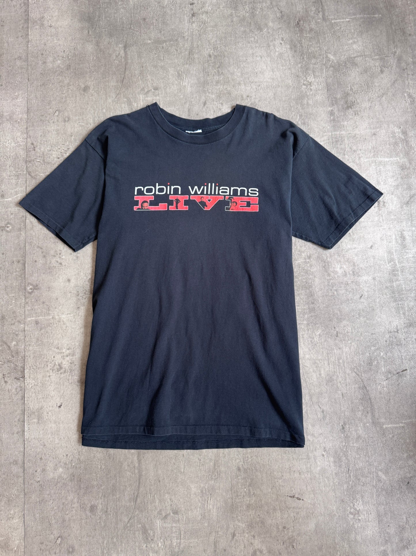 2002 Robin Williams Live on Broadway Comedy Tour Graphic Tee