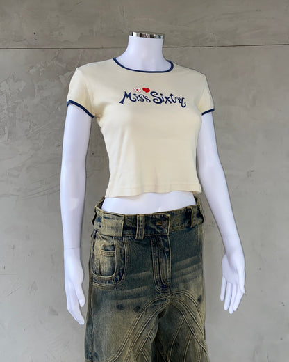 MISS SIXTY FLOWER LOGO TOP - M
