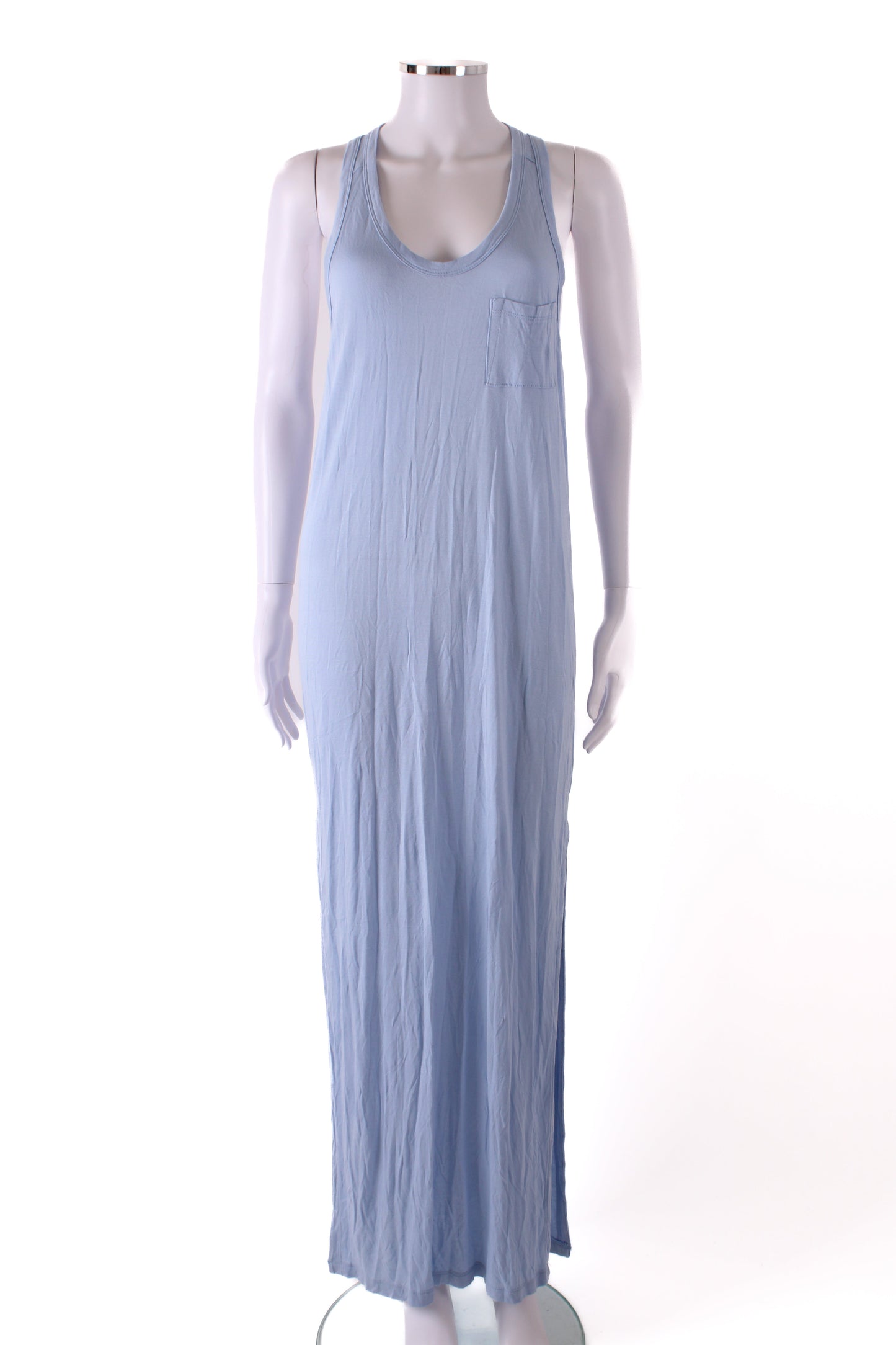 T By Alexander Wang S/S T-shirt Maxi Dress Blue S | Default Title, Blue