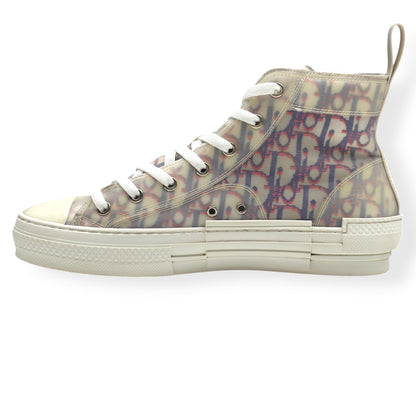 DIOR B23 OBLIQUE HIGH-TOP SNEAKER MULTICOLOURED 40 / UK6 | UK 6, Red