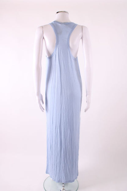 T By Alexander Wang S/S T-shirt Maxi Dress Blue S | Default Title, Blue