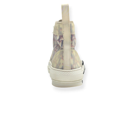 DIOR B23 OBLIQUE HIGH-TOP SNEAKER MULTICOLOURED 40 / UK6 | UK 6, Red
