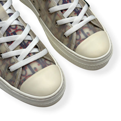 DIOR B23 OBLIQUE HIGH-TOP SNEAKER MULTICOLOURED 40 / UK6 | UK 6, Red
