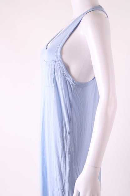 T By Alexander Wang S/S T-shirt Maxi Dress Blue S | Default Title, Blue