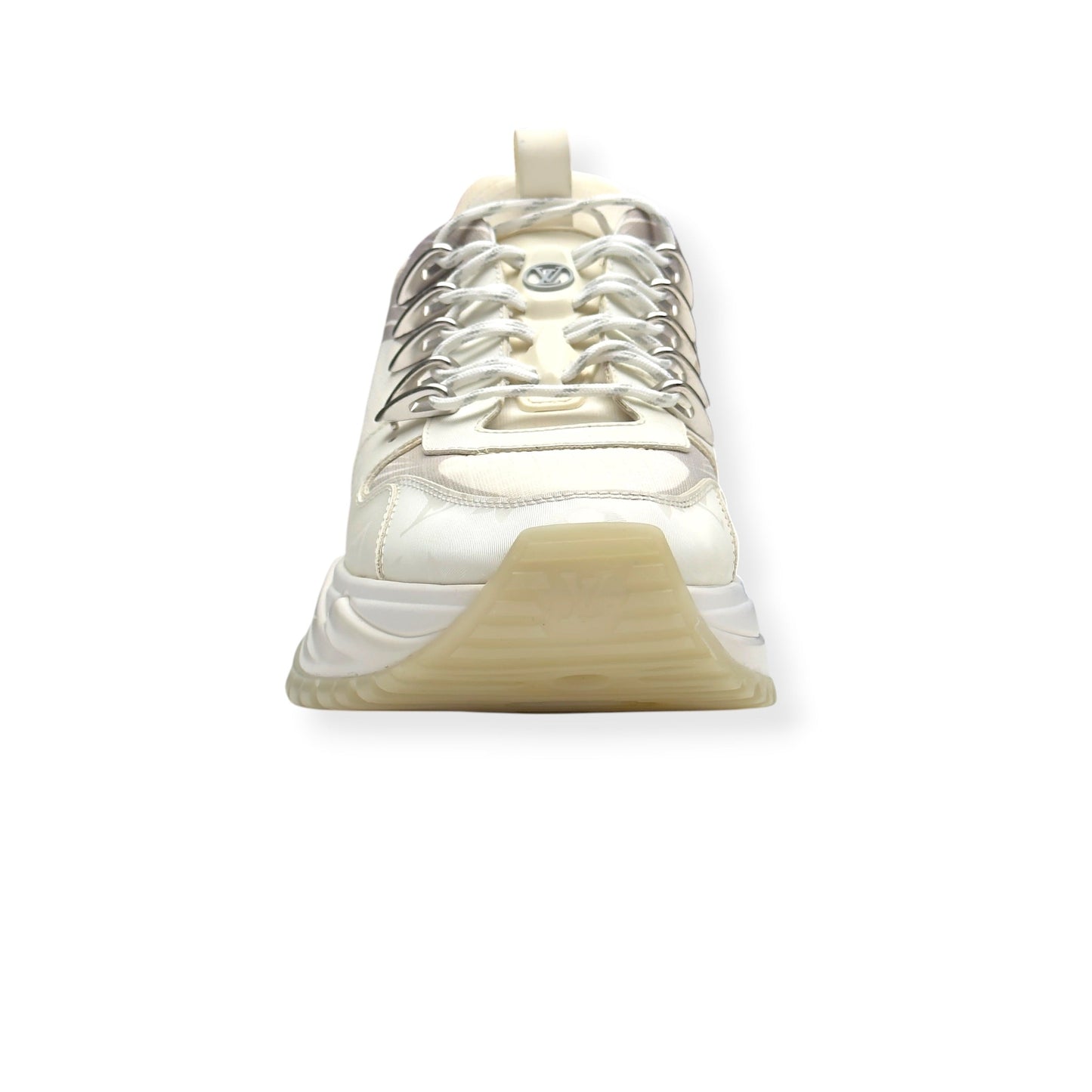 LOUIS VUITTON PULSE MONOGRAM LOW-TOP SNEAKER WHITE 40 / UK6 | UK 6, White