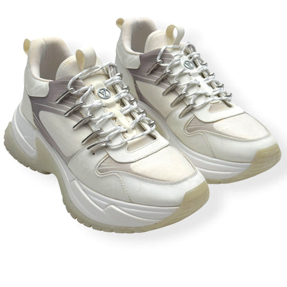 LOUIS VUITTON PULSE MONOGRAM LOW-TOP SNEAKER WHITE 40 / UK6 | UK 6, White