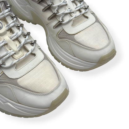 LOUIS VUITTON PULSE MONOGRAM LOW-TOP SNEAKER WHITE 40 / UK6 | UK 6, White