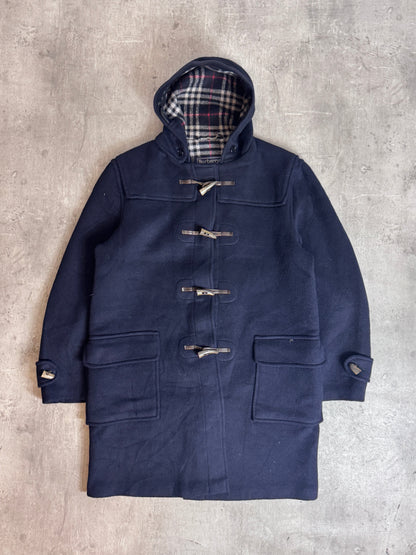 Burberry Hooded Lana Wool Duffle Coat