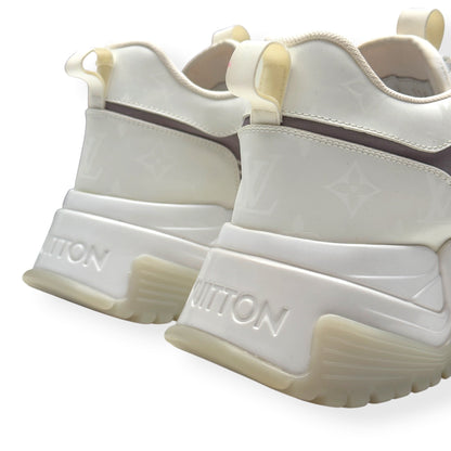 LOUIS VUITTON PULSE MONOGRAM LOW-TOP SNEAKER WHITE 40 / UK6 | UK 6, White