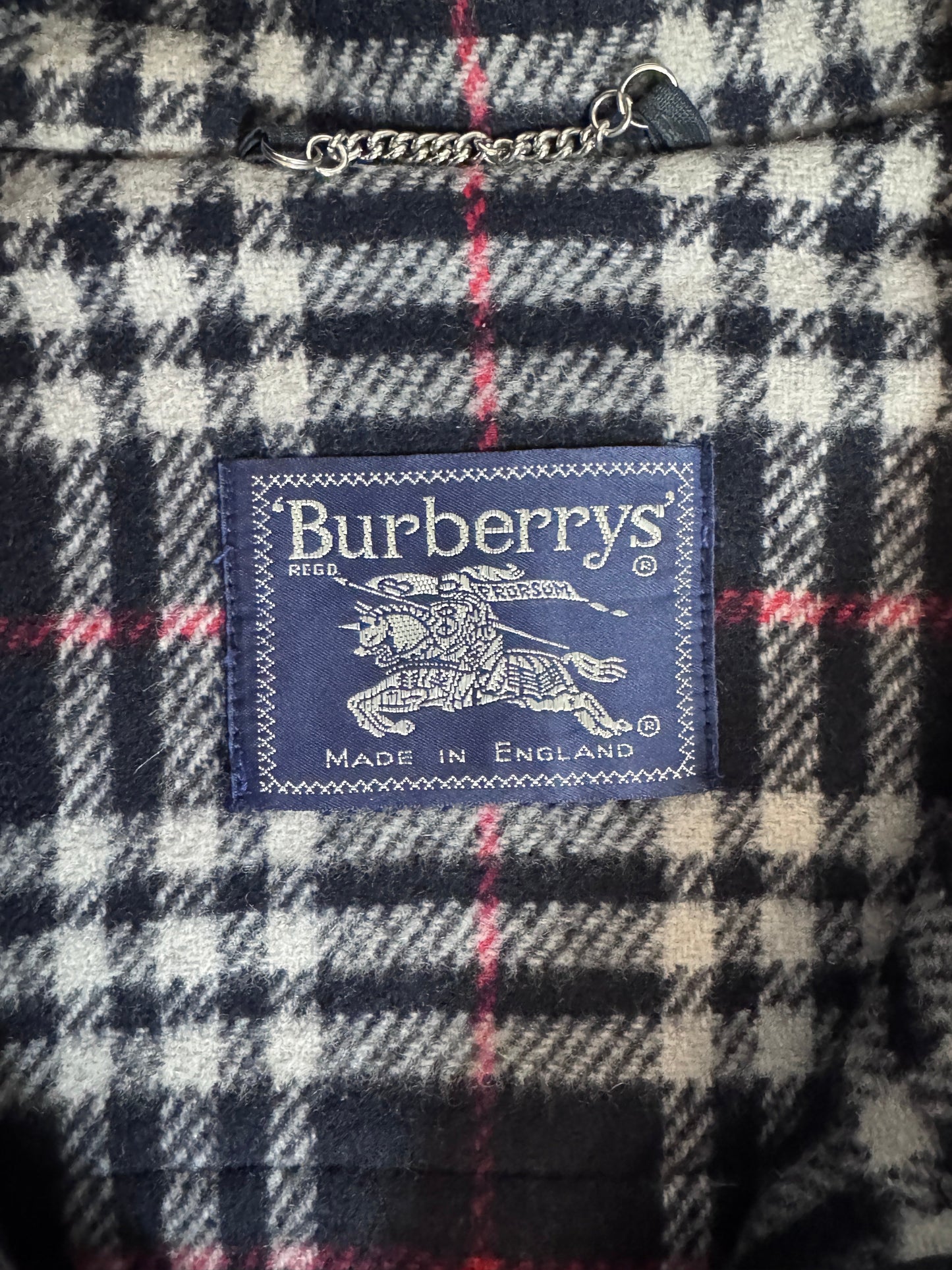 Burberry Hooded Lana Wool Duffle Coat