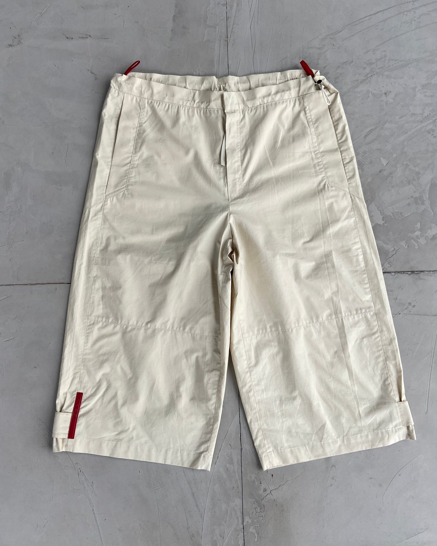 PRADA SPORT 2000'S OVER-KNEE LONG SHORTS - M