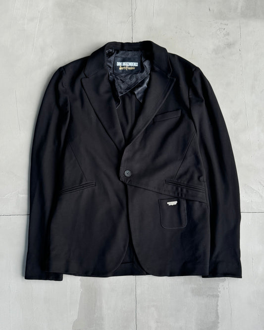 DIRK BIKKEMBERGS SS12 SPORT COUTURE ASYMMETRIC BLAZER - XL