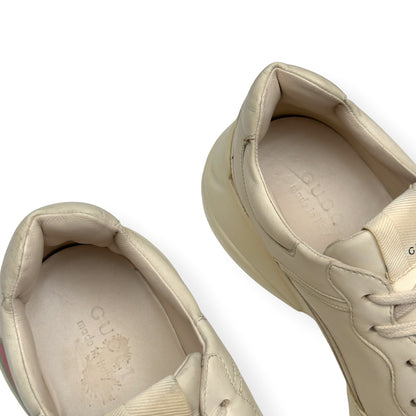GUCCI RHYTON VINTAGE LOGO SNEAKER ECRU UK10 | UK 10, Ecru