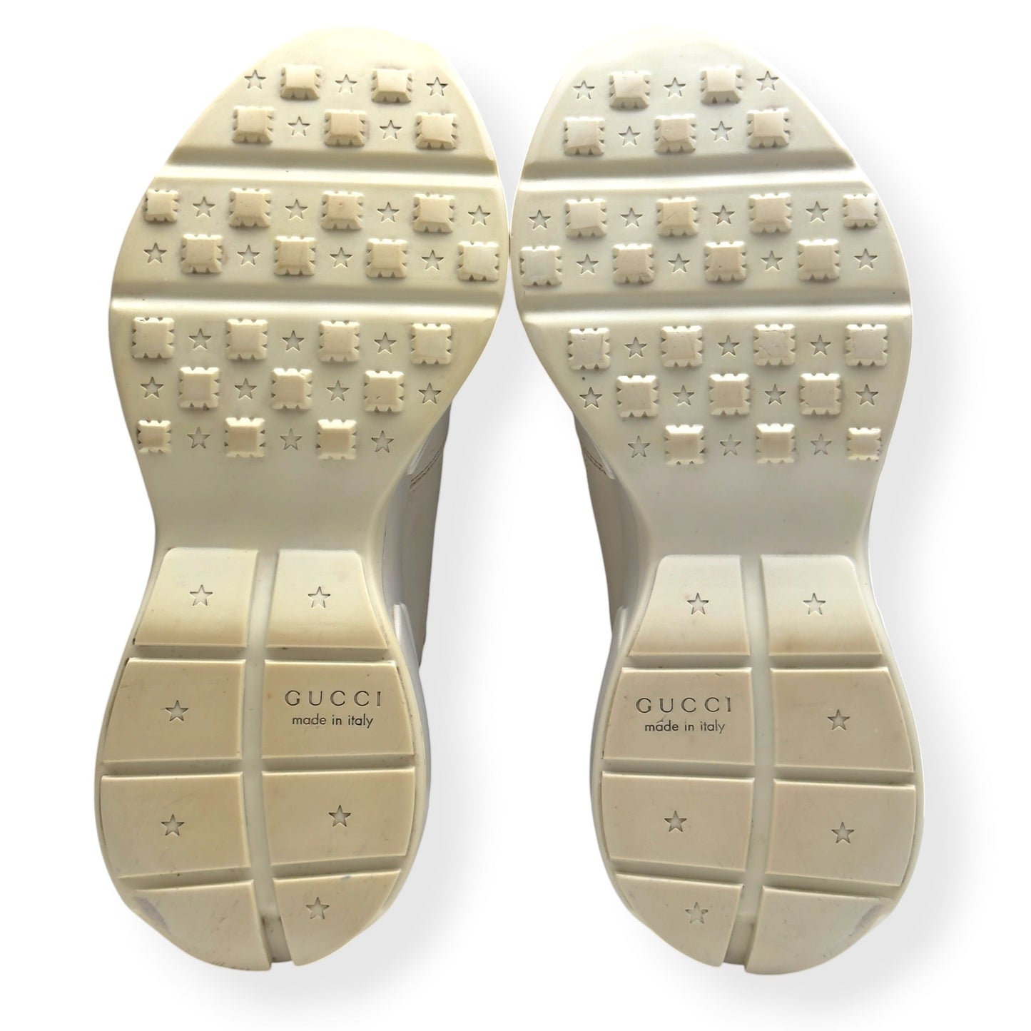GUCCI RHYTON VINTAGE LOGO SNEAKER ECRU UK10 | UK 10, Ecru