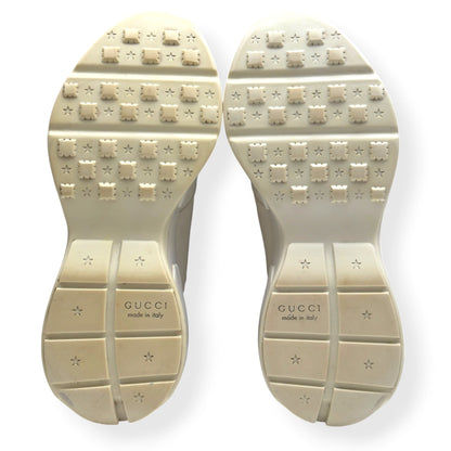 GUCCI RHYTON VINTAGE LOGO SNEAKER ECRU UK10 | UK 10, Ecru