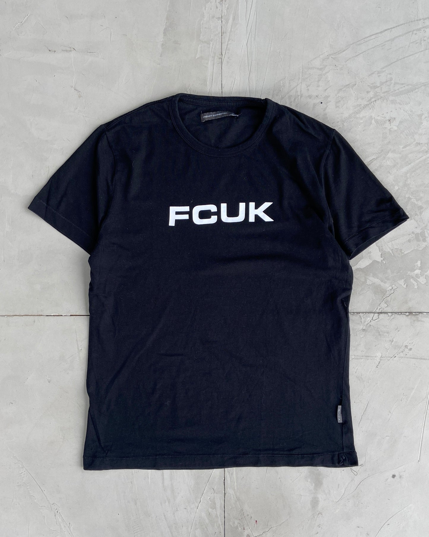 FCUK 2000'S BLACK TEE - M | Medium, Black