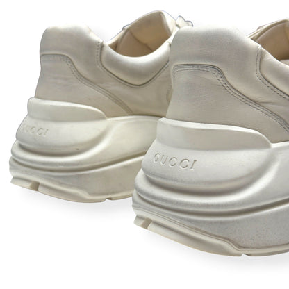 GUCCI RHYTON MOUTH PRINT SNEAKER CREAM / RED UK11 | UK 11, Cream