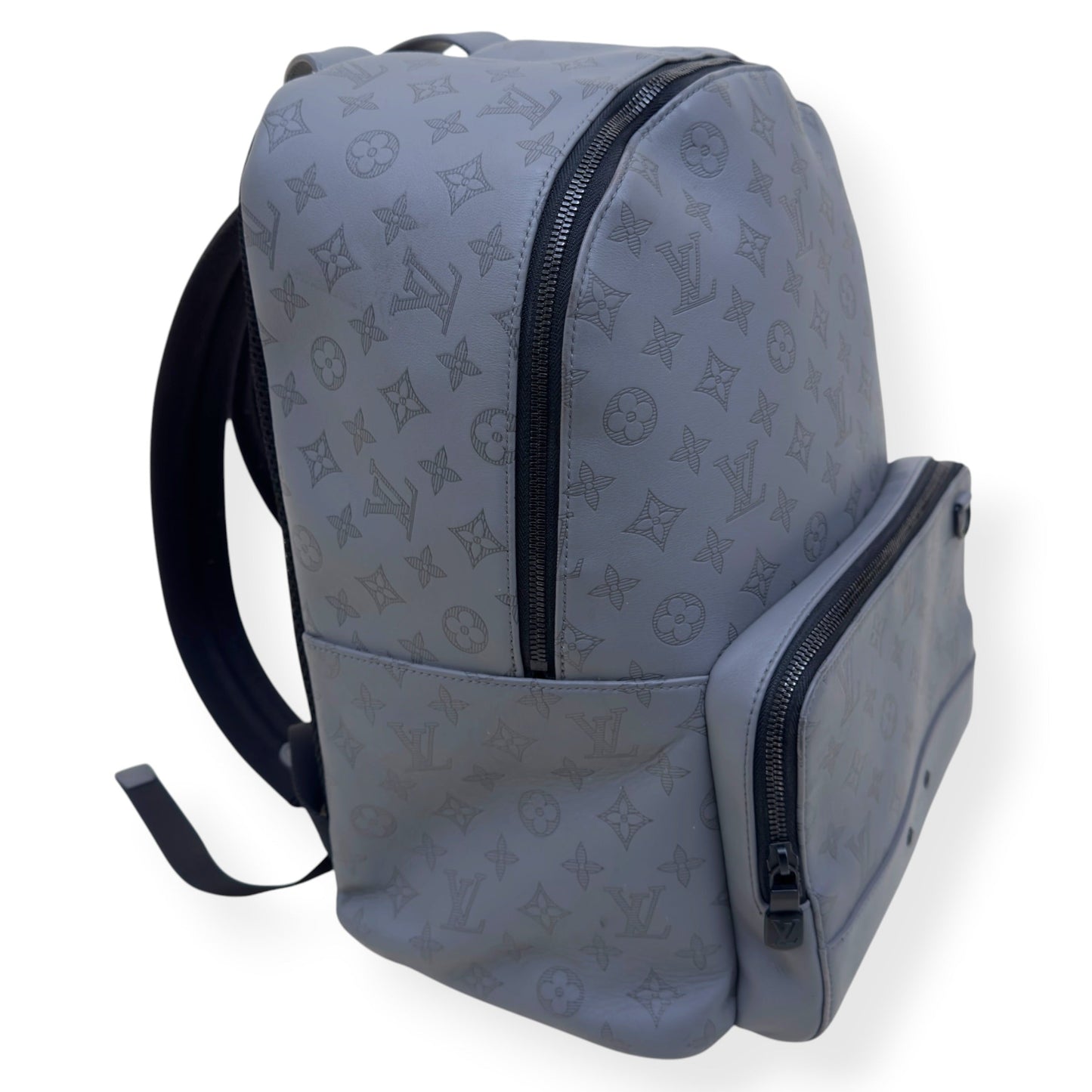 LOUIS VUITTON SHADOW MONOGRAM BACKPACK ANTHRACITE GREY PM | O/S, Grey