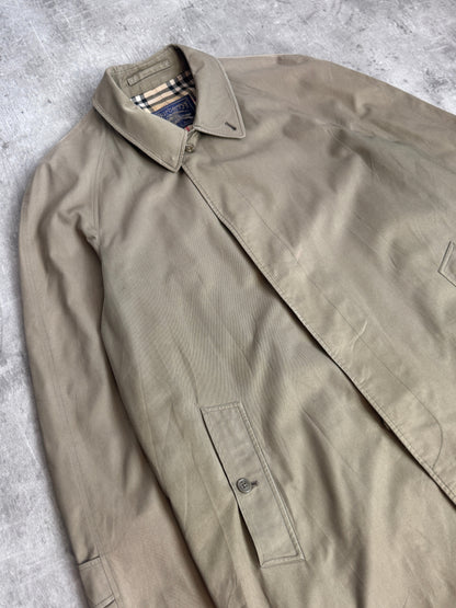 Burberry Single Breasted Khaki Trench Coat