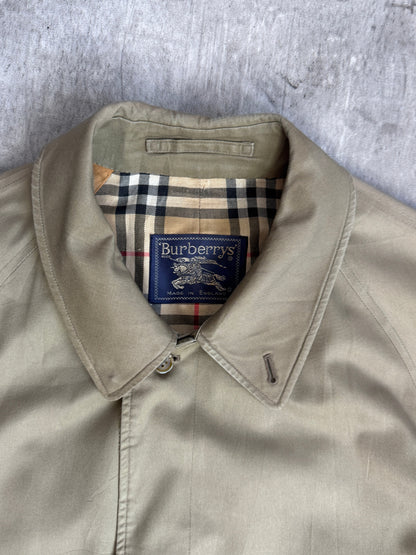 Burberry Single Breasted Khaki Trench Coat