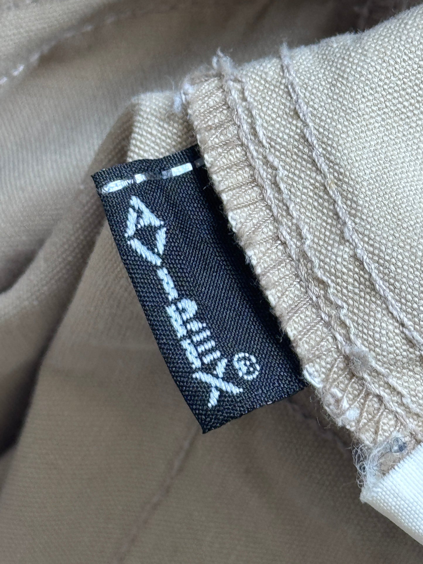 Avirex Drill Cotton Beige Multipocket Parka Jacket